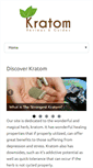 Mobile Screenshot of discoverkratom.org